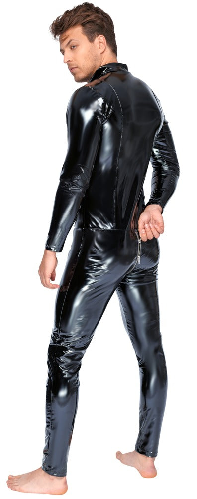 Black Level glanzende jumpsuit - Zwart - Black Level - SKU: 28904701702