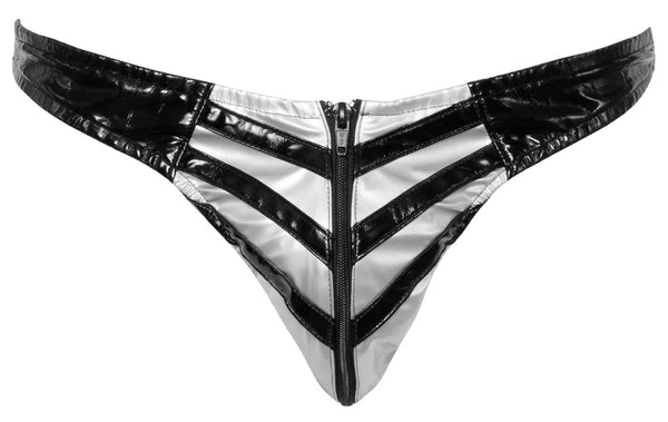 Black Level vinyl slip met rallystrepen - Zwart - Black Level - SKU: 28905341701