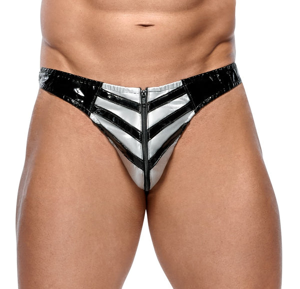 Black Level vinyl slip met rallystrepen - Zwart - Black Level - SKU: 28905341701