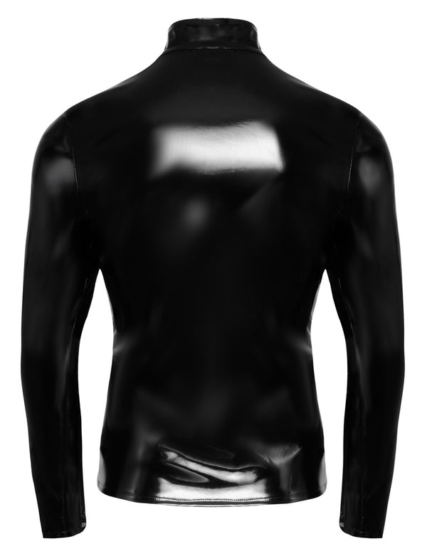 Black Level Vinyl shirt - Zwart - Black Level - SKU: 28905421701