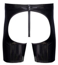 Black Level Chaps vinyl kruisloos met string - Zwart