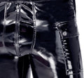 Black Level Vinyl short met klepzakken en ritssluiting - Zwart