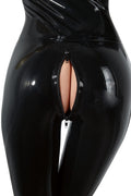 Late X Catsuit met 2 ritsen - Zwart
