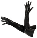Late X Ellebooglange latex handschoenen - Zwart
