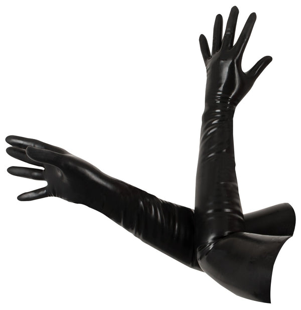 Late X ellebooglange handschoenen - Zwart - Late X - SKU: 29001491021
