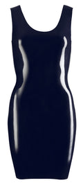Late X Mini-jurk latex strak - Zwart