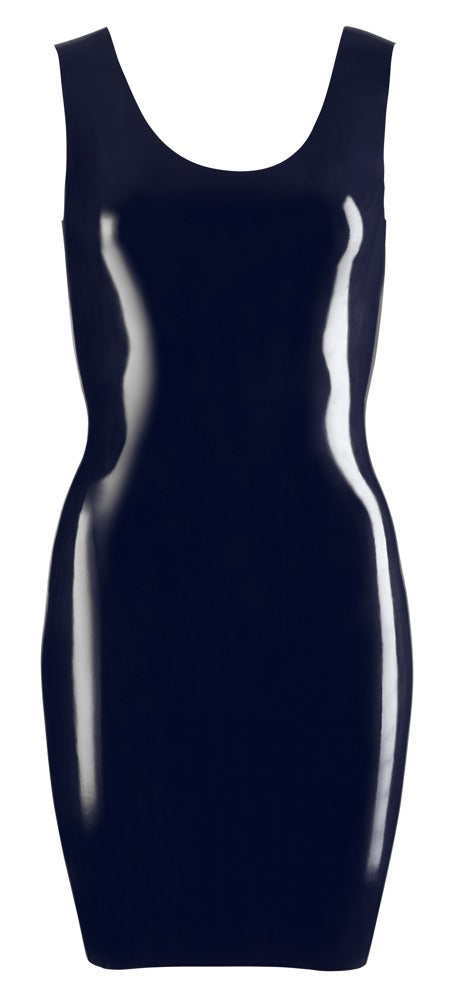 Late X Mini-jurk latex strak - Zwart