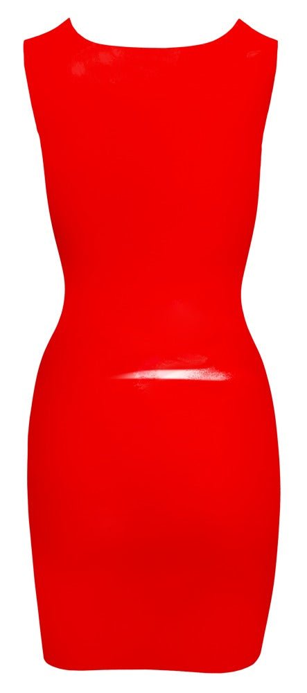 Late X klassieke latex jurk - Rood - Late X - SKU: 29001733011