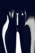 Late X Latex legging met 3-weg ritssluiting - Zwart