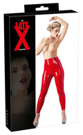 Late X glimmende legging - Rood
