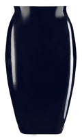 Late X smalle latex rok - Zwart