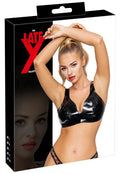 Late X bustier met kliksluiting - Zwart