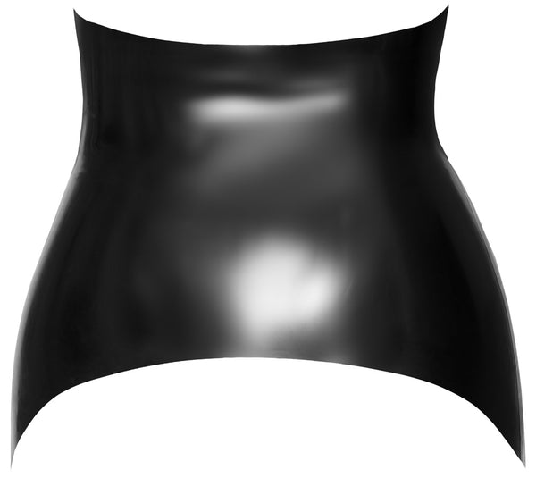 Late X Latex jarretel riem met clips - Zwart - Late X - SKU: 29013151021