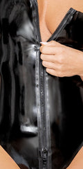 Late X Body met ritssluiting - Zwart