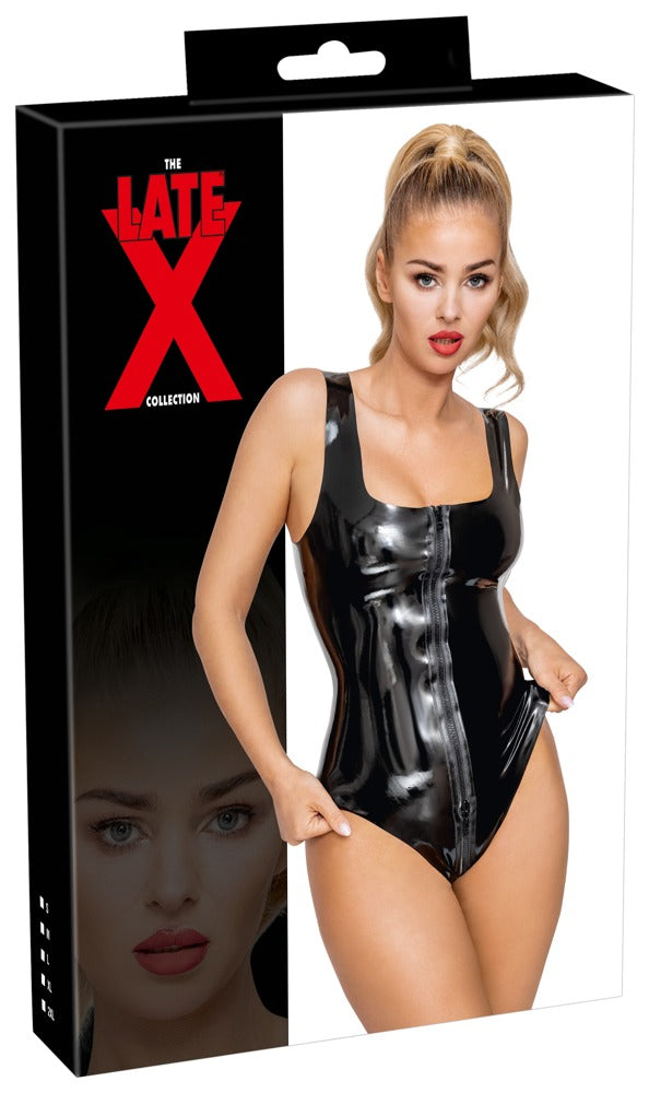 Late X Body met ritssluiting - Zwart