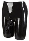Late X fietsen short met penis sleeve - Zwart