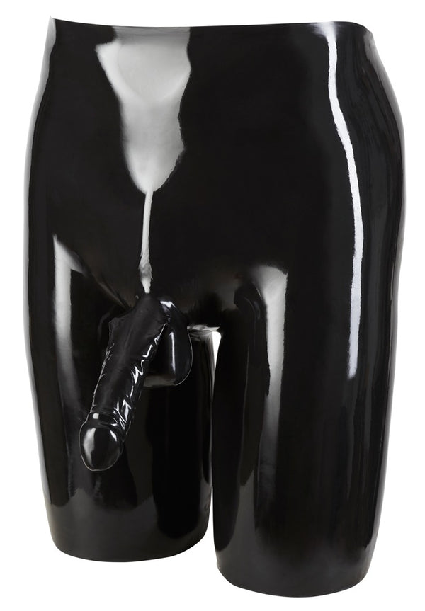 Late X fietsen short met penis sleeve - Zwart - Late X - SKU: 29100041701