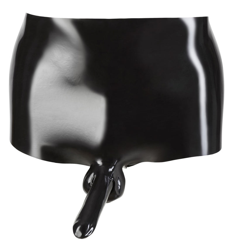 Late X boxer met penis sleeve - Zwart