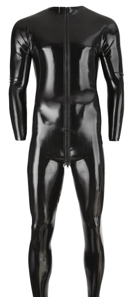 Late X 3-weg ritssluiting jumpsuit - Zwart - Late X - SKU: 29103221701