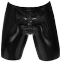 Late X Boxer latex met ritssluiting - Zwart