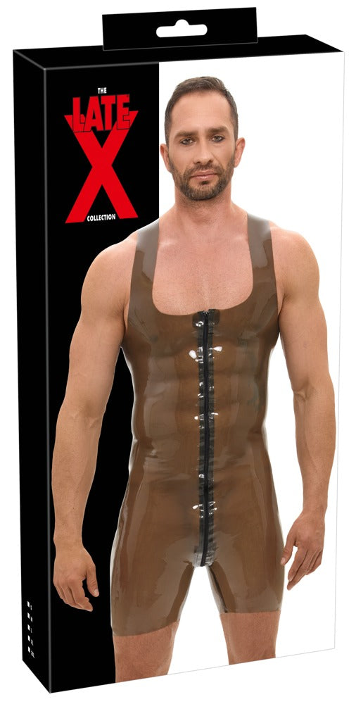 Late X rookkleurig latex body - Transparant - Late X - SKU: 29104701701