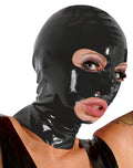 Late X Latex masker met ademgaten - Zwart