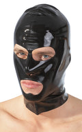 Late X Latex masker met ademgaten - Zwart