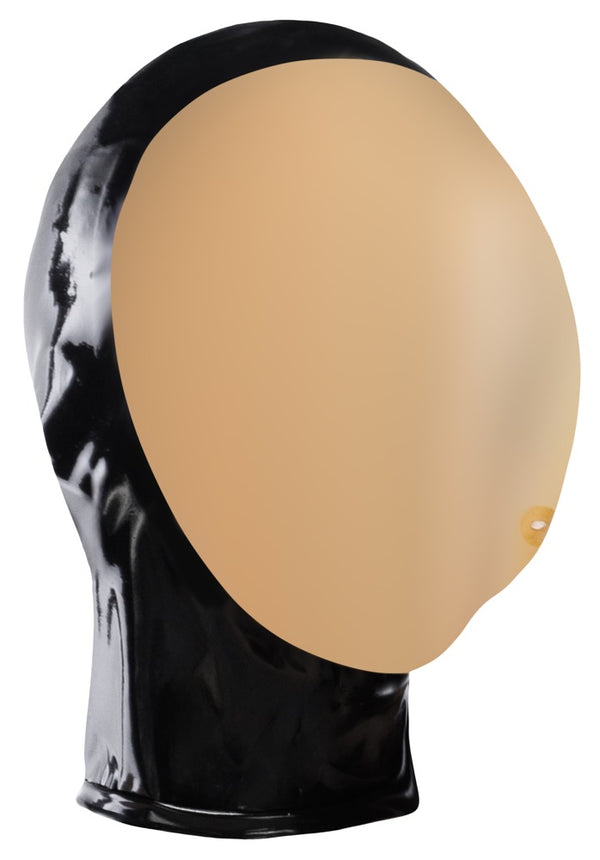 Late X Vacuümmasker latex met ademgat - Zwart - Late X - SKU: 29201231001