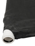 Late X Vacuümbed latex 2x1m met ritssluiting - Zwart