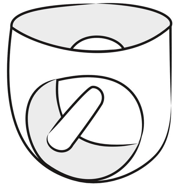 Late X Slip met ingebouwde anale dildo - Zwart - Late X - SKU: 29501541701