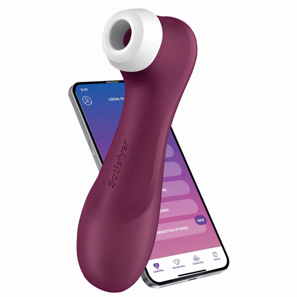 Satisfyer Pro 2 - Generation 3 App Bedienbaar - Wijnrood