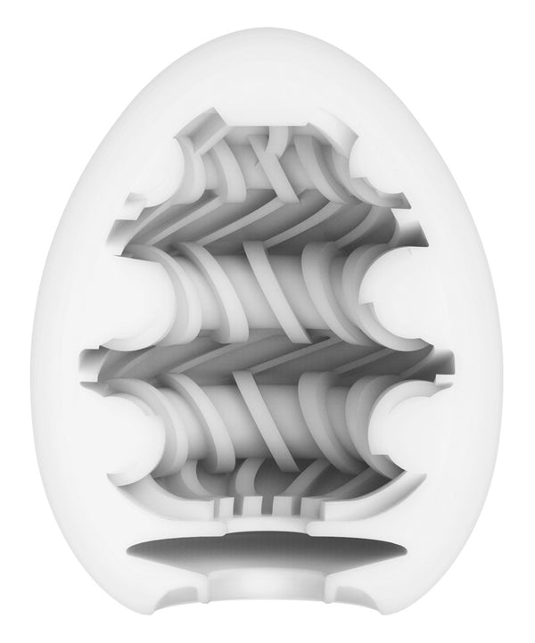 TENGA Egg ring met gegroefde textuur - Wit - TENGA - SKU: 50000680000