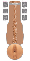 Fleshlight Sleeve met anusreplica en texturen - Huidskleur