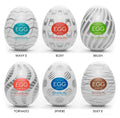 TENGA Egg set met 6 texturen - Wit