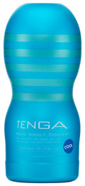 TENGA Vacuümbeker met koeleffect en ingebouwde lubricant - Blauw
