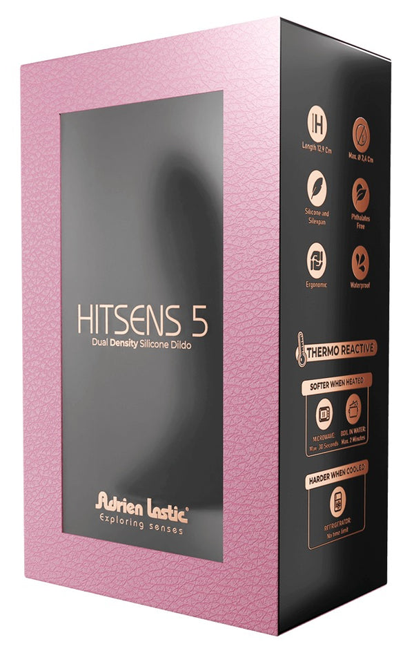 Adrien Lastic Hitsens 5 anaalvriendelijke dildo - Zwart - Adrien Lastic - SKU: 50008310000