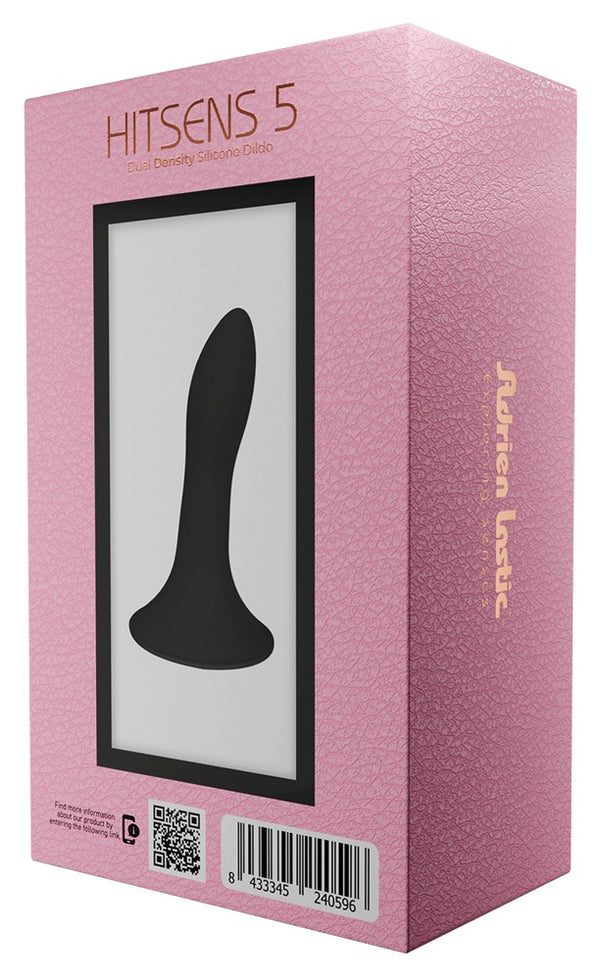 Adrien Lastic Hitsens 5 anaalvriendelijke dildo - Zwart - Adrien Lastic - SKU: 50008310000
