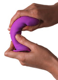 Adrien Lastic Dildo buigbaar met lichte eikel - Paars