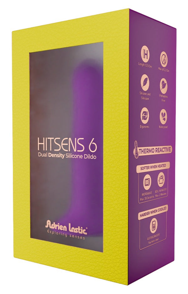 Adrien Lastic Hitsens 6 buigbare dildo - Paars - Adrien Lastic - SKU: 50008400000