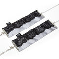 Fifty Shades of Grey polsmanchetten met ketting - Zilver