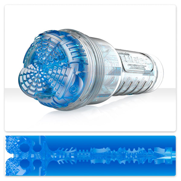 Fleshlight Turbo Core transparante masturbator - Blauw - Fleshlight - SKU: 50015950000