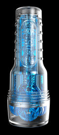 Fleshlight Trilkussen transparant met diepe keeltextuur - Blauw