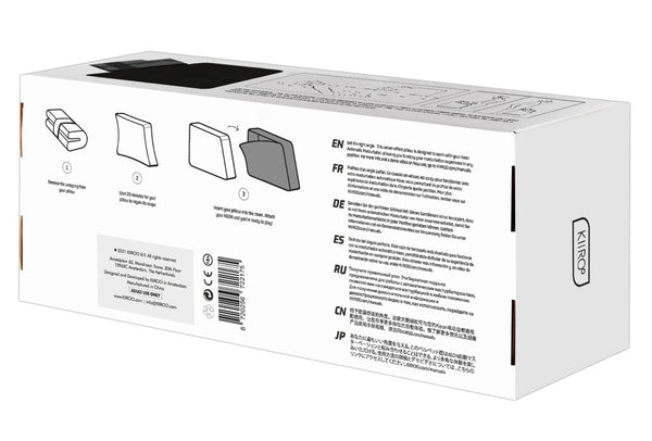 Kiiroo Trilkussen multifunctioneel met hoekstand - Zwart - Kiiroo - SKU: 50018380000