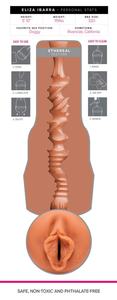 Fleshlight Eliza Ibarra Ethereal - Huidskleur Licht - Fleshlight - SKU: 50021250000