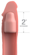 Fantasy X-Tensions Elite Penis sleeve met riem - Huidskleur