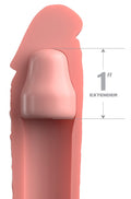 Fantasy X-Tensions Elite Penis sleeve met 66% omtrekvergroting - Huidskleur