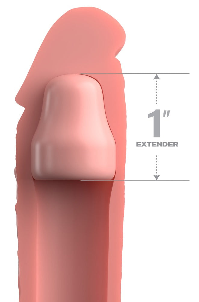 Fantasy X-Tensions Elite Penis sleeve met 66% omtrekvergroting - Huidskleur