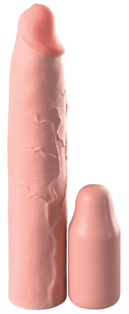 Fantasy X-Tensions Elite Penis sleeve met 8,9 cm verlenging - Huidskleur - Fantasy X-Tensions Elite - SKU: 50025400000