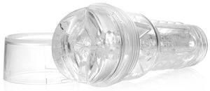 Fleshlight Anus-vormig masturbator met geribbelde binnenkant - Transparant