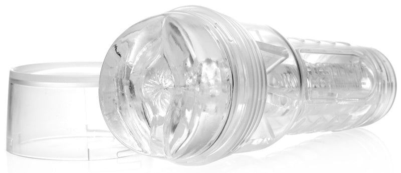 Fleshlight Anus-vormig masturbator met geribbelde binnenkant - Transparant